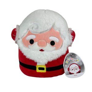 Squishmallows "Nick" Santa Claus Earmuffs Christmas Plush Kelly Toy 12" NEW